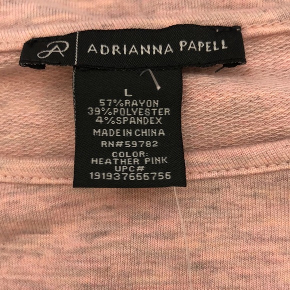 NWT Adrianna Papell top rose - Picture 2 of 7